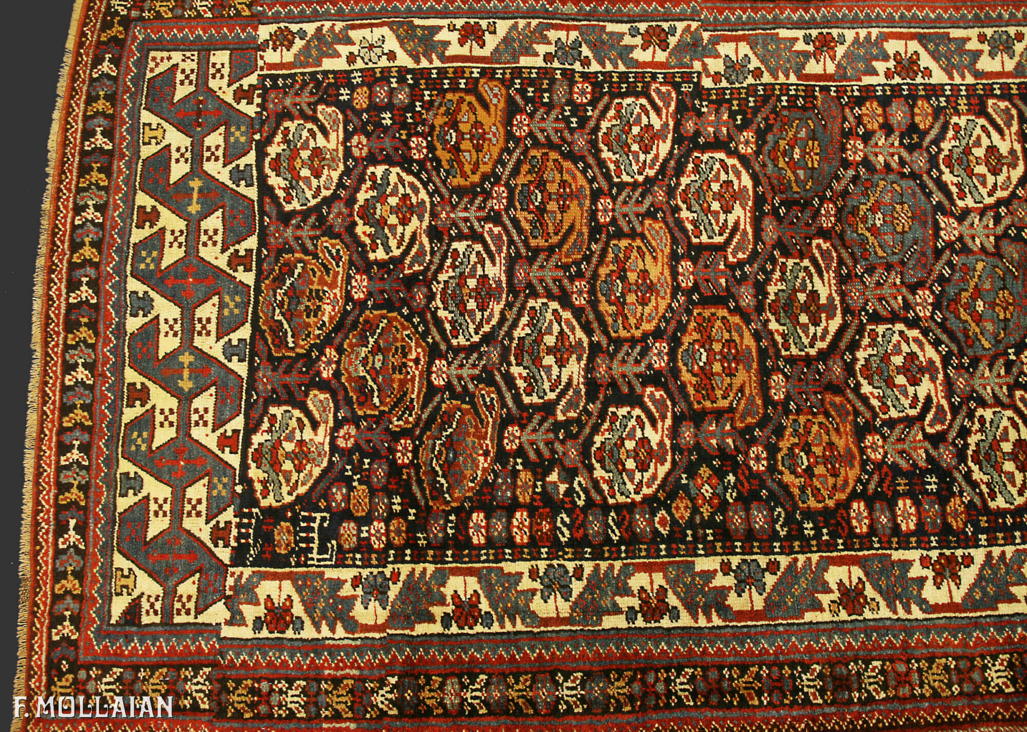 Tapis Couloir Caucasien Persans Shahsavan n°:17441537